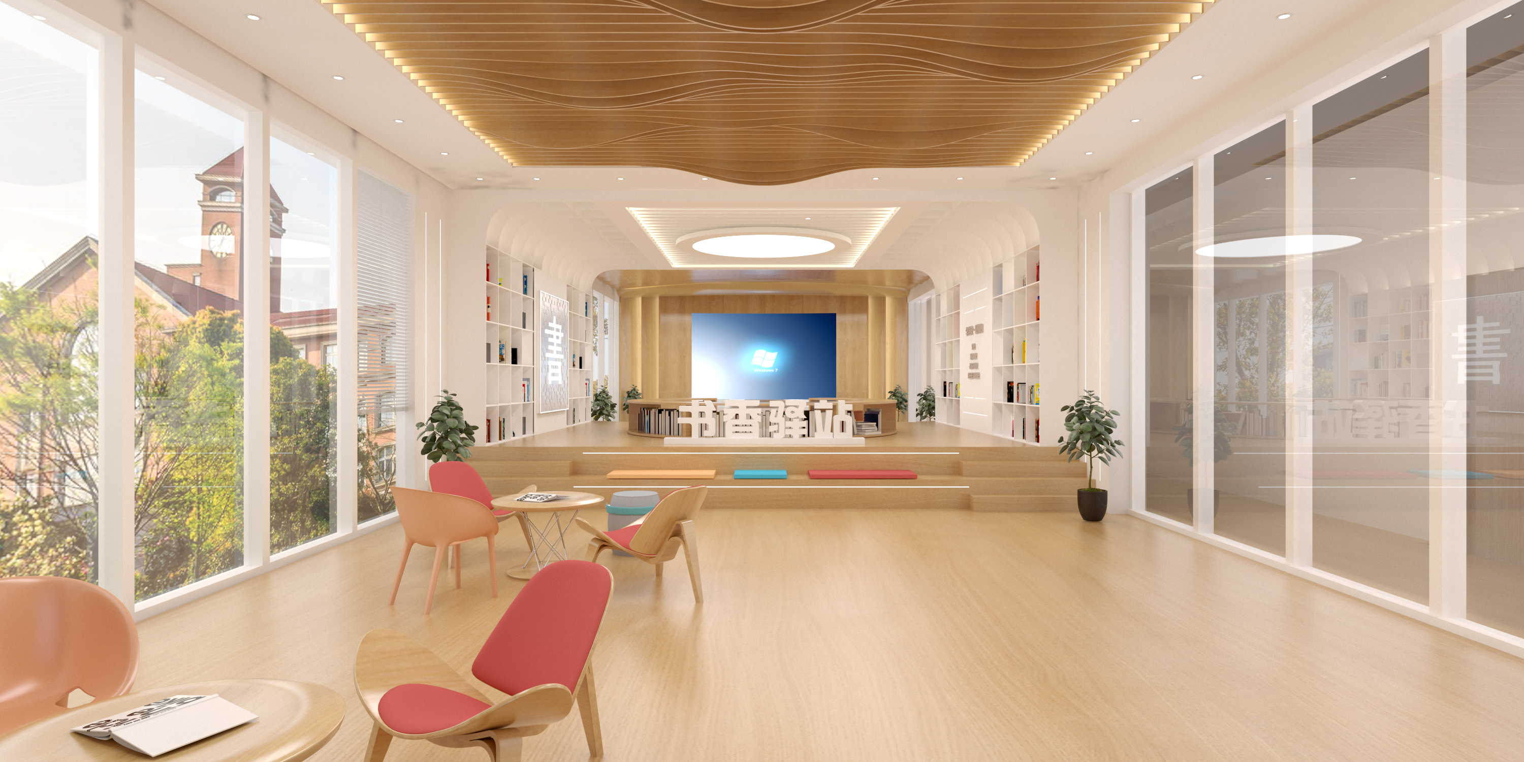 赣州书香驿站文化空间